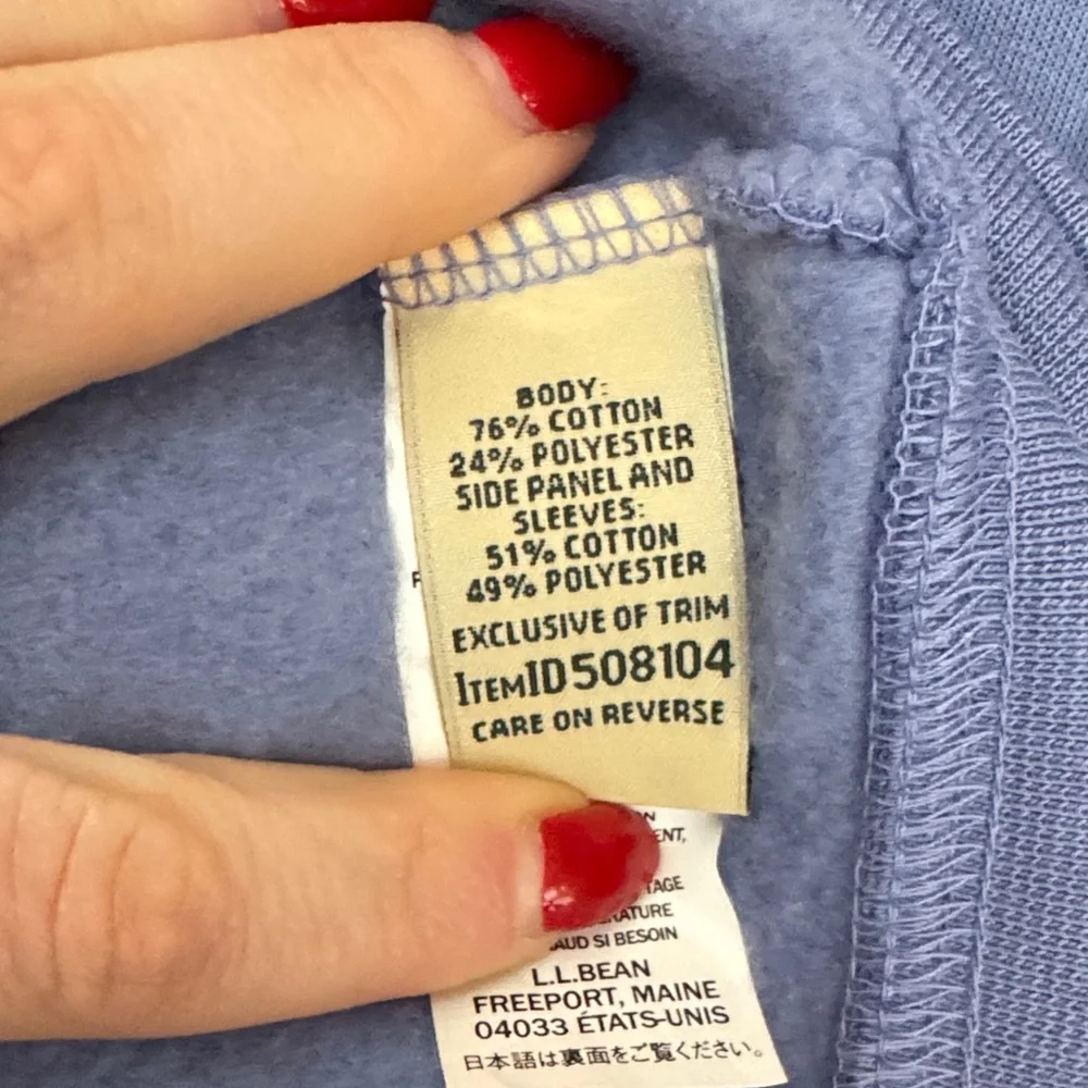 L.L. Bean Light Blue Knit Top - Picture 7 of 8